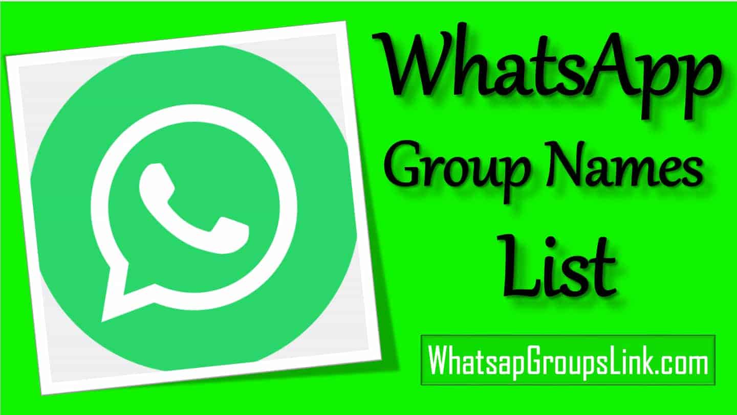 Whatsapp Group Names List